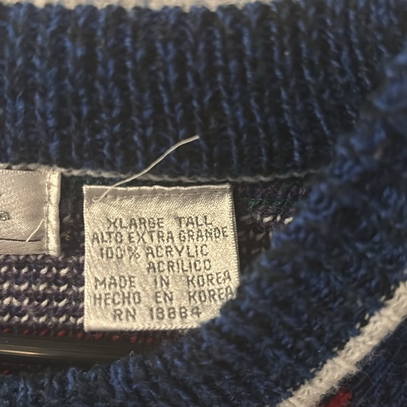 Vintage Hennessy by Van Heusen crewneck sweater size XLT - Picture 3 of 5